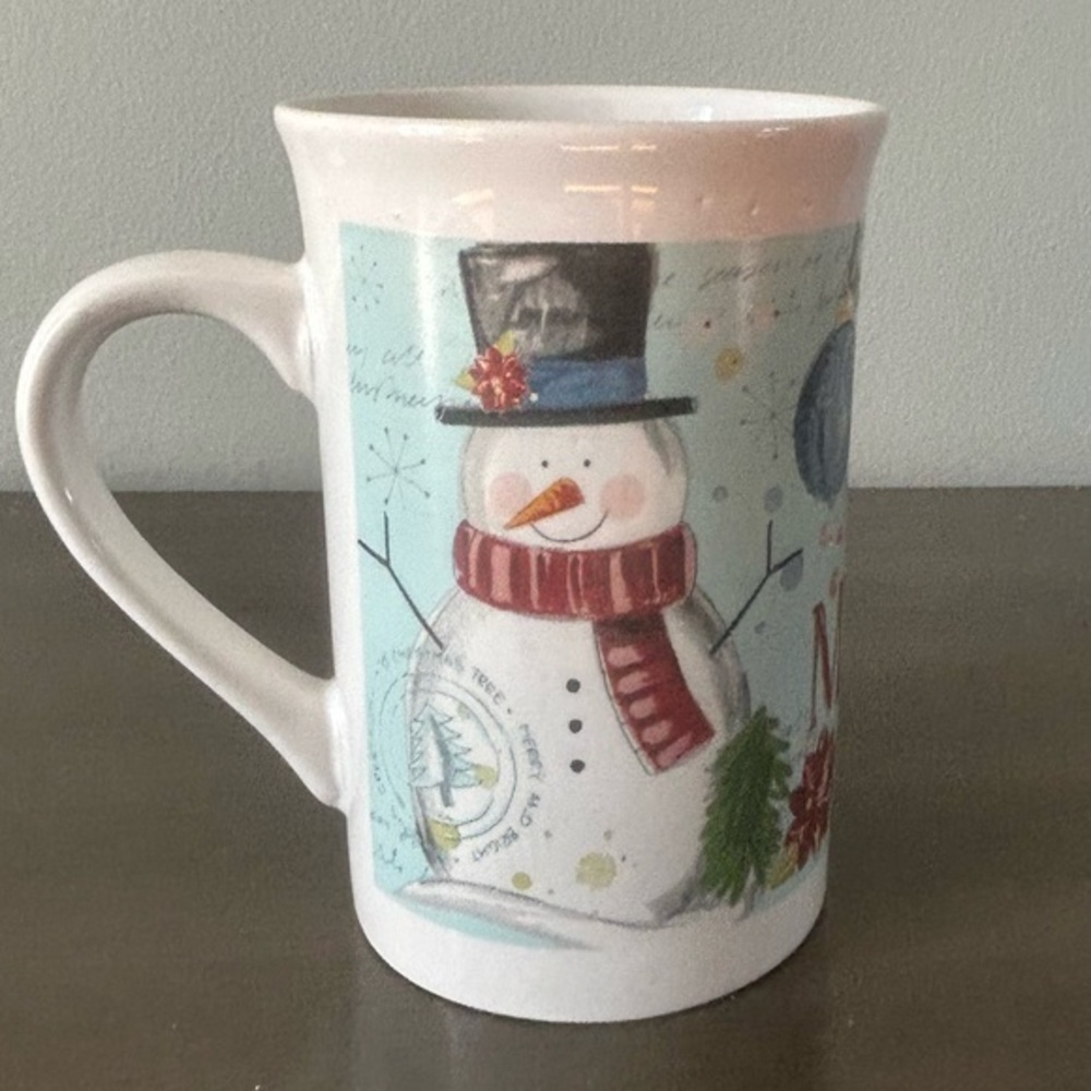 Royal Norfolk Merry Bright Snowman Mug